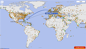 american airlines flight map